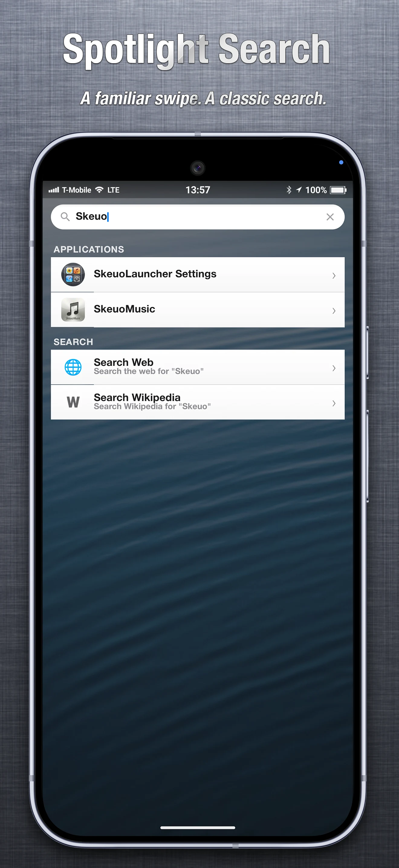 SkeuoLauncher screenshot